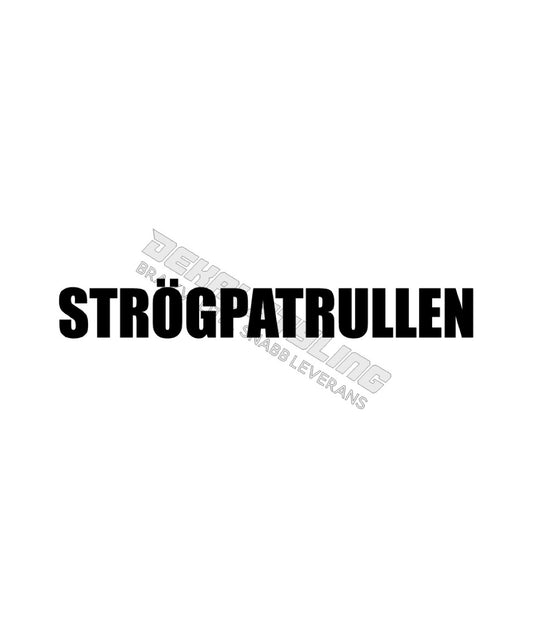Dekal STRÖGPATRULLEN