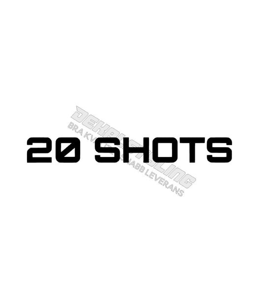 Dekal 20 SHOTS (STRÖGPATRULLEN)