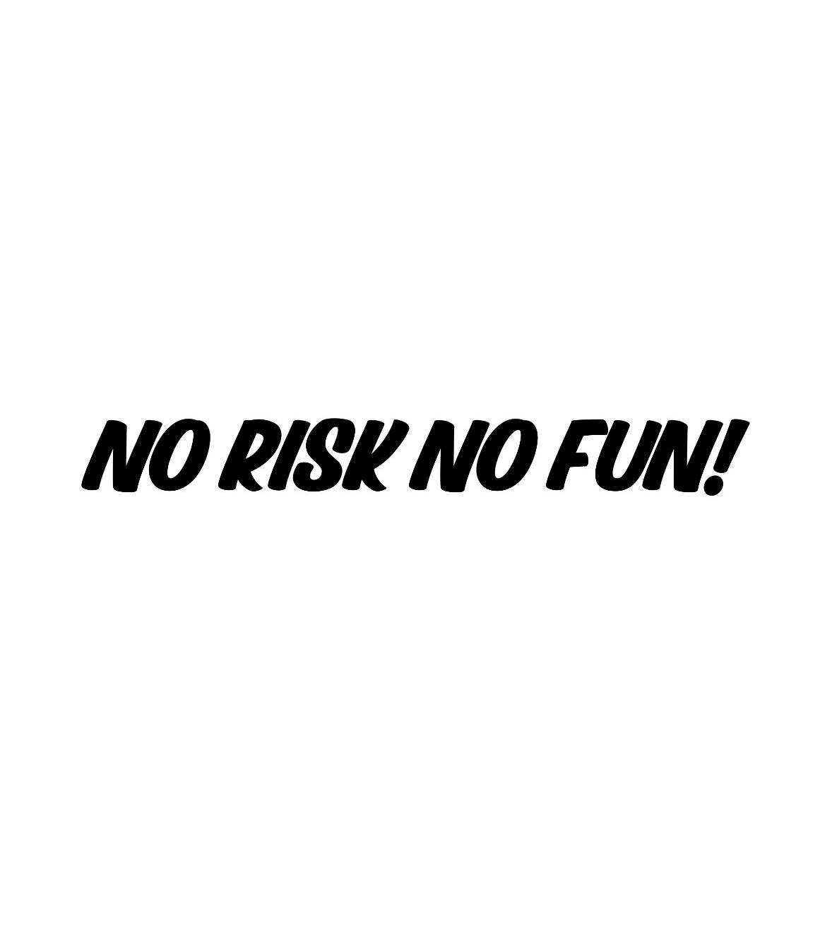 Dekal NO RISK NO FUN!