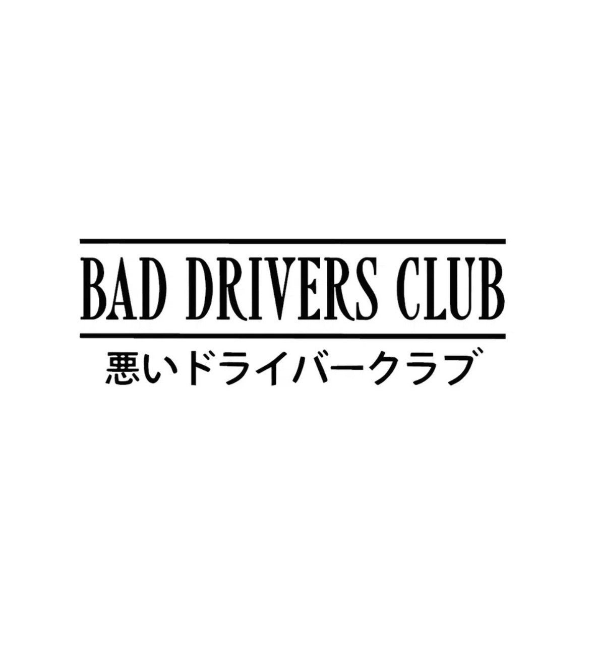 Dekal Bad Drivers Club