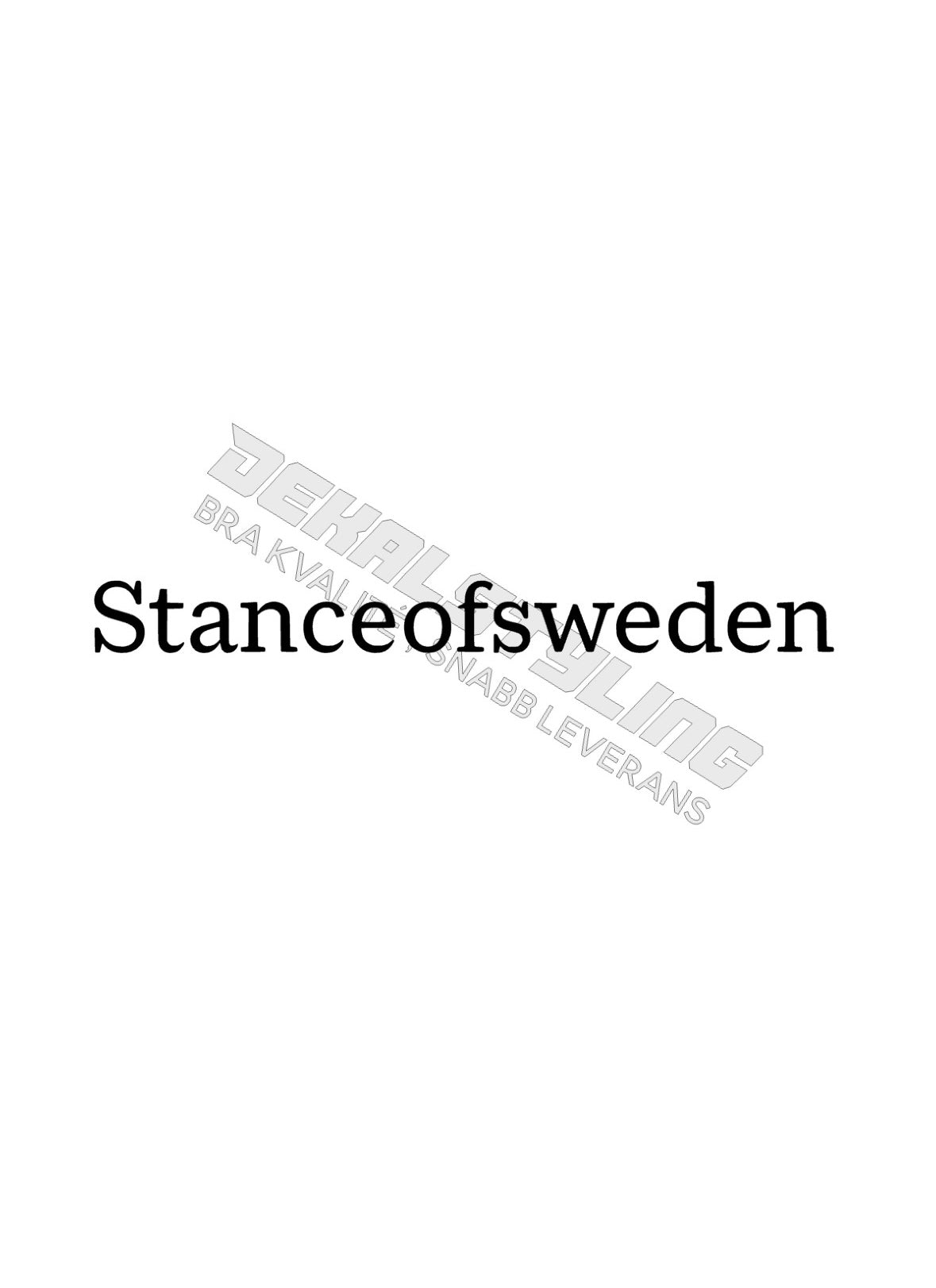 Dekal StanceOfSweden Merch
