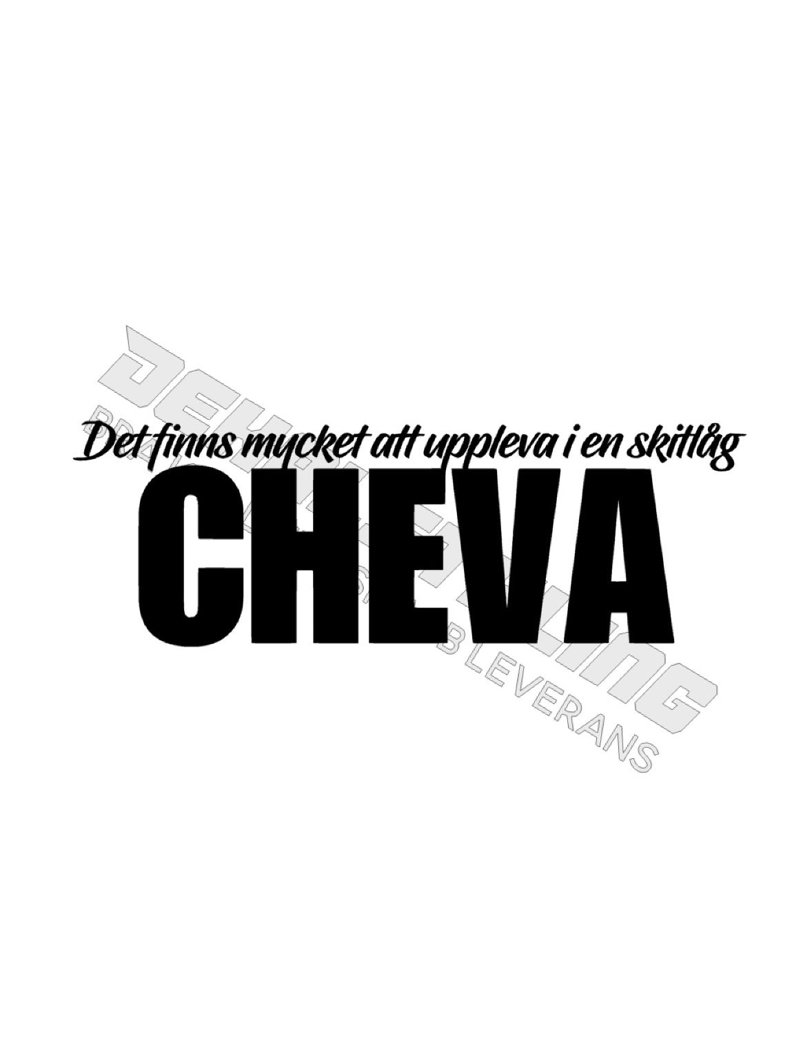 Dekal CHEVA