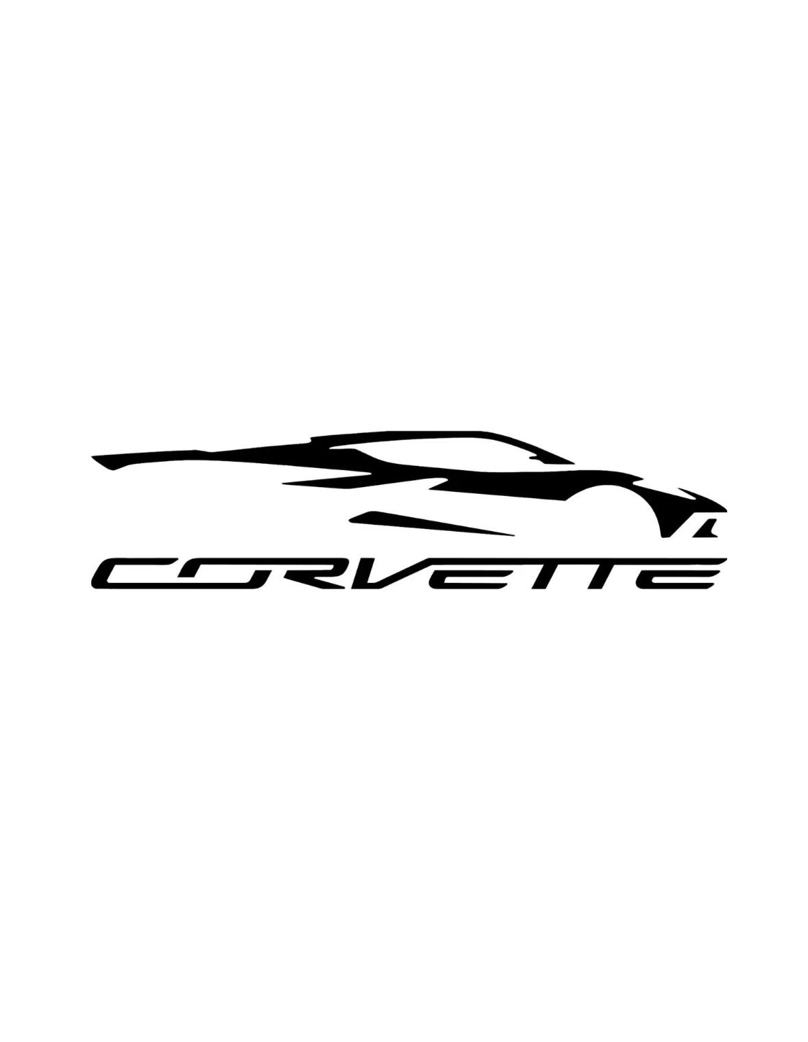 Dekal Corvette