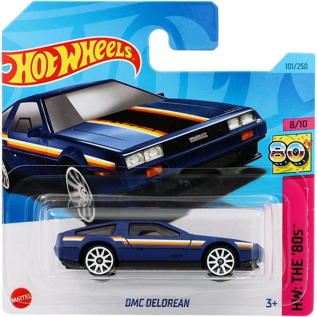 Hot Wheels DMC Delorean - HW: The '80s - Blå