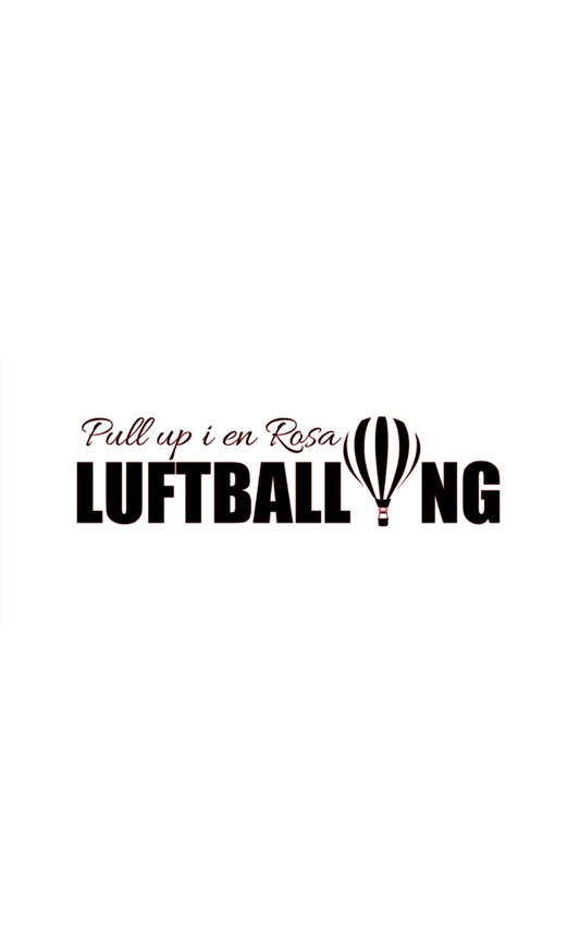 Dekal Rosa Luftballong