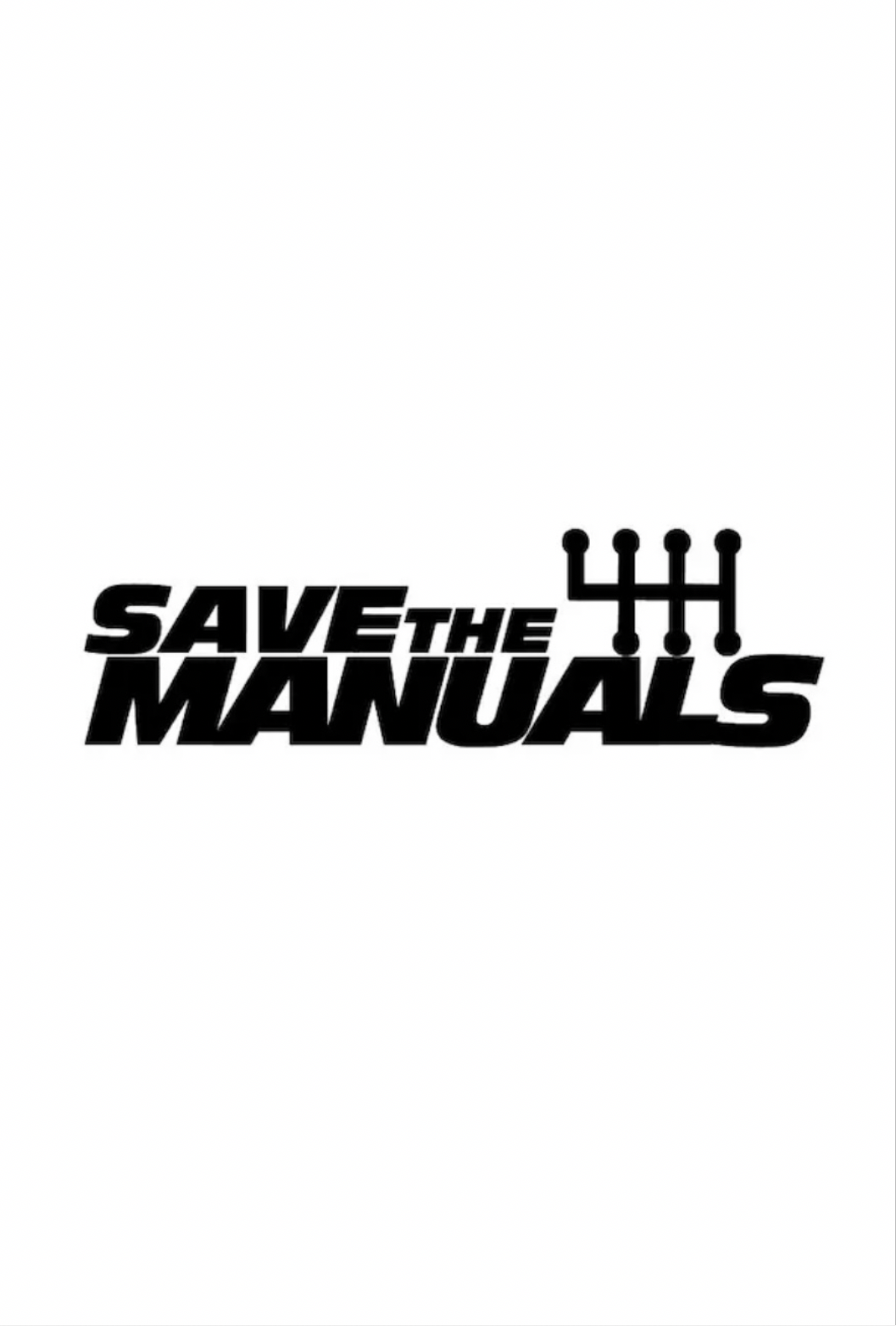 Dekal Save the manuals