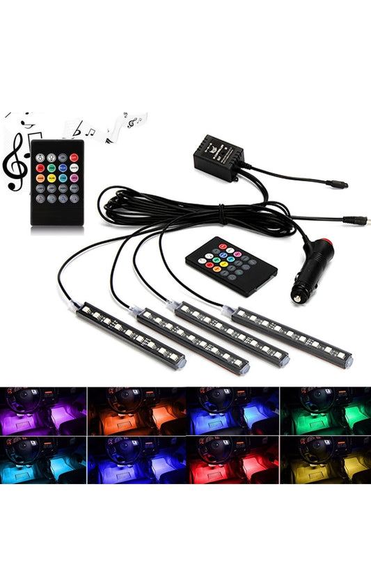 RGB Ledlister musikstyrd- interiörbelysning