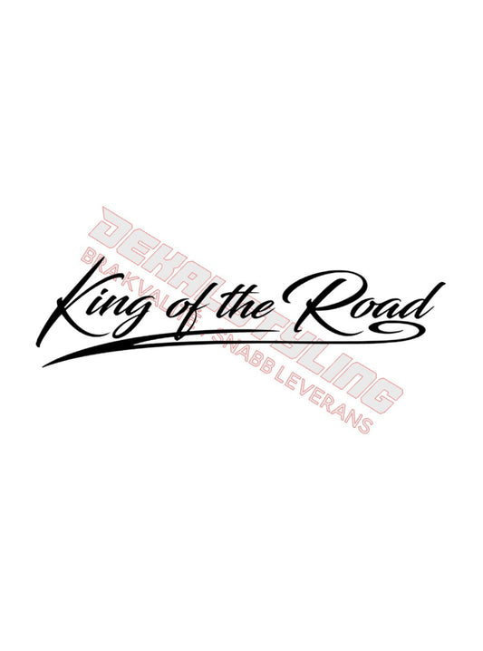 Dekal King of the Road
