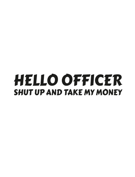 Dekal HELLO OFFICER