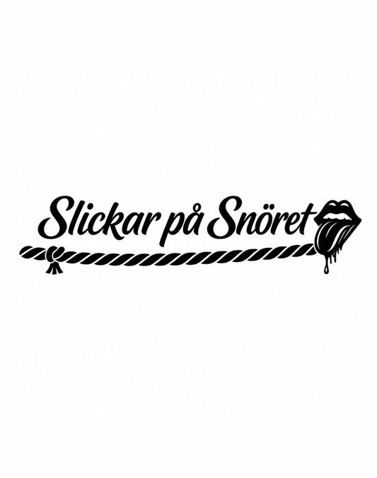 Dekal Slickar på Snöret
