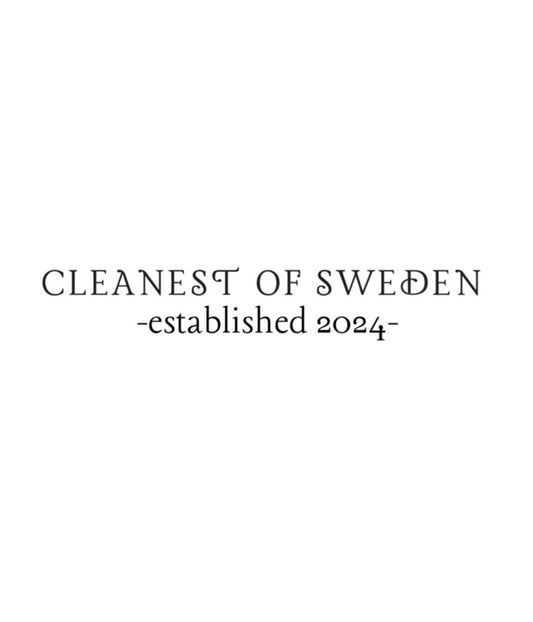 Dekal Cleanest of Sweden est.2024