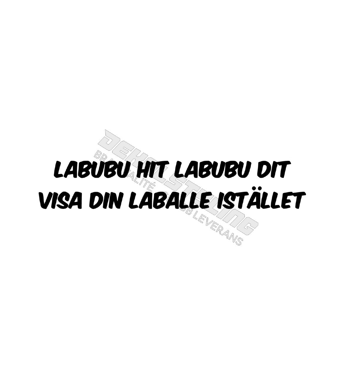 Dekal Labubu hit Labubu dit…