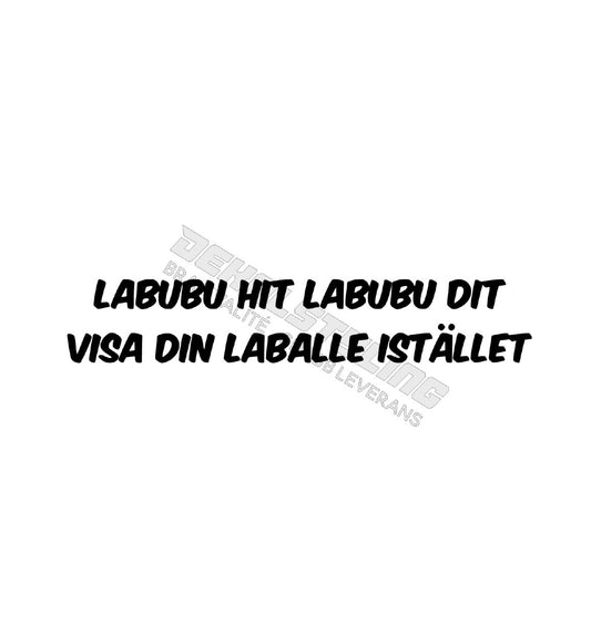 Dekal Labubu hit Labubu dit…