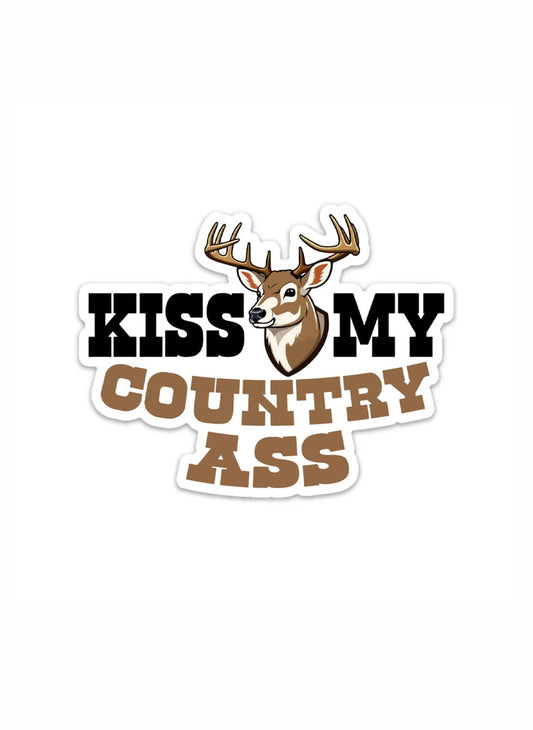 Dekal KISS MY COUNTRY ASS