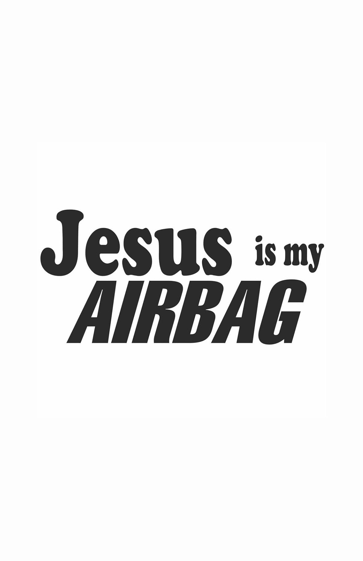 Dekal Jesus is my Airbag