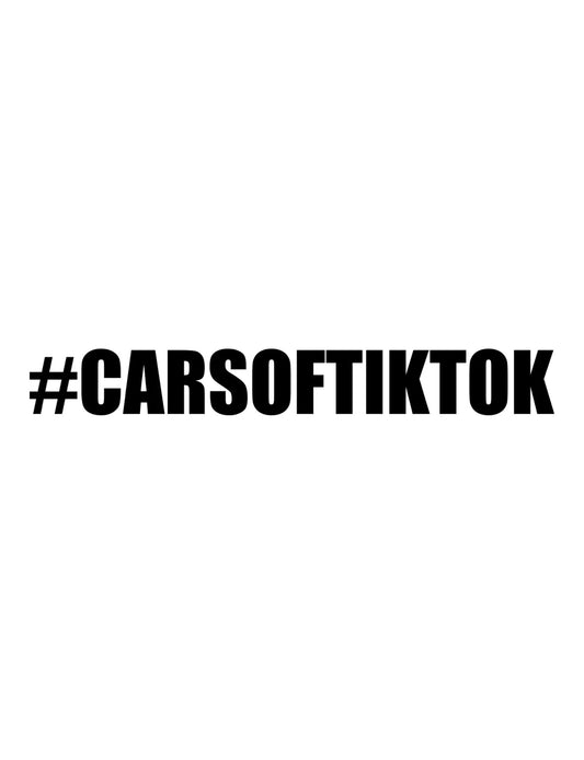 Dekal #CARSOFTIKTOK