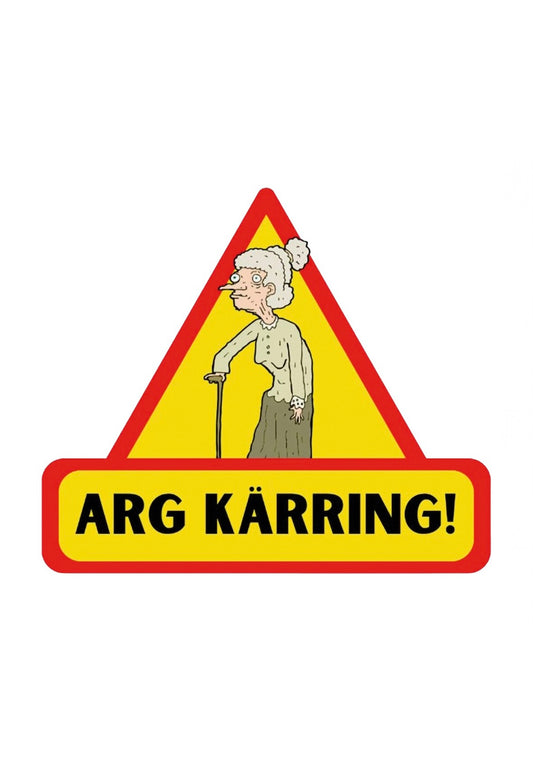 Dekal Arg Kärring