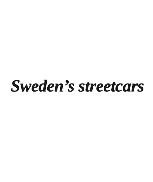 Dekal Sweden streetcars