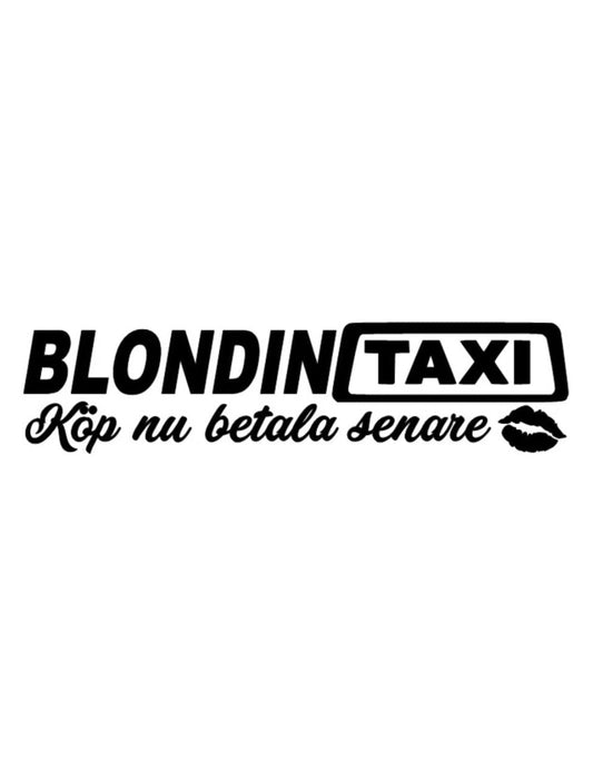 Dekal Blondin Taxi