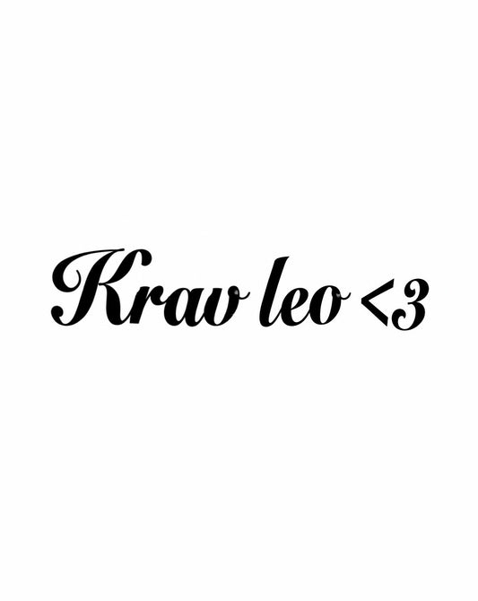 Dekal Krav Leo <3