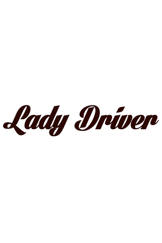 Dekal Lady Driver