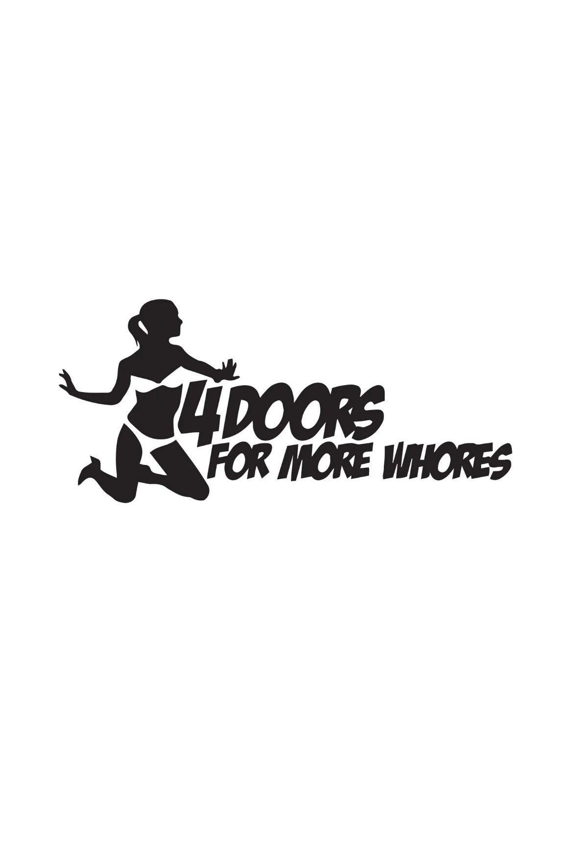 Dekal 4DOORS FOR MORE WHORES