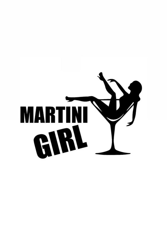 Dekal Martini Girl