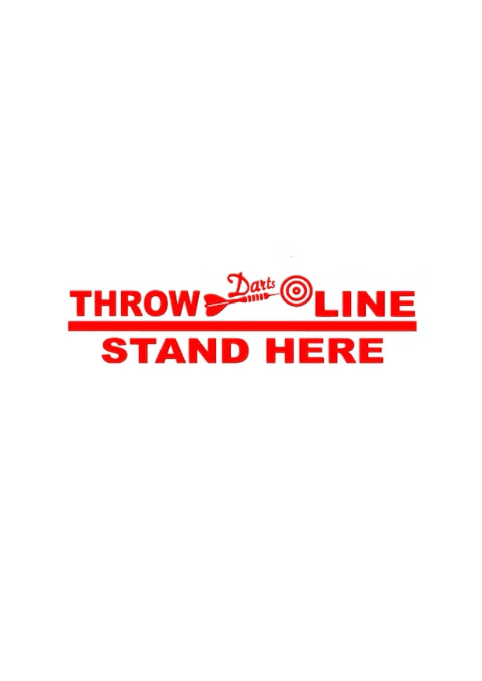 Dekal Throw Line Stand Here