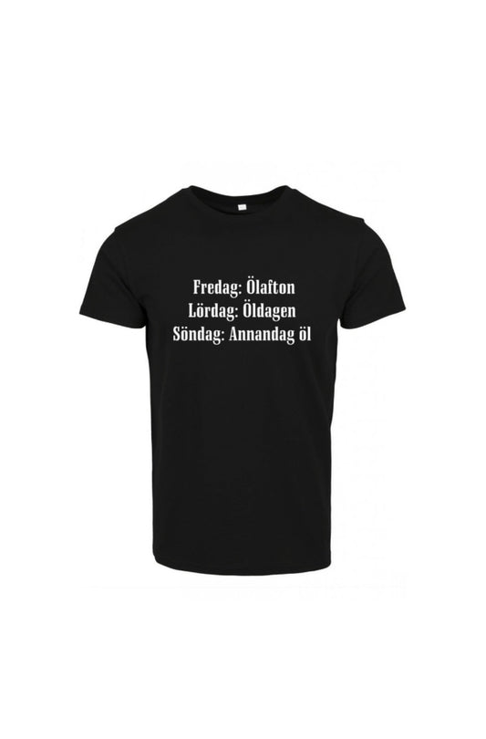 T-shirt Fredag, Ölafton