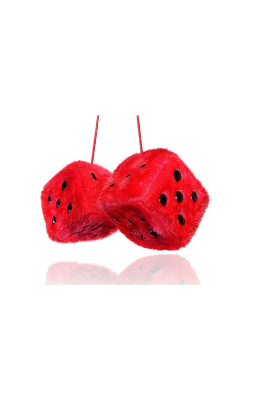 Tärningar 2-pack röda