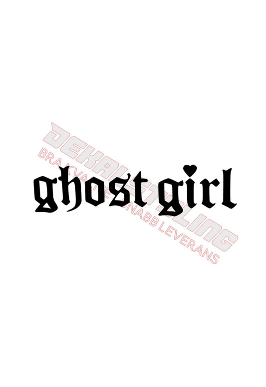 Dekal Ghost Girl