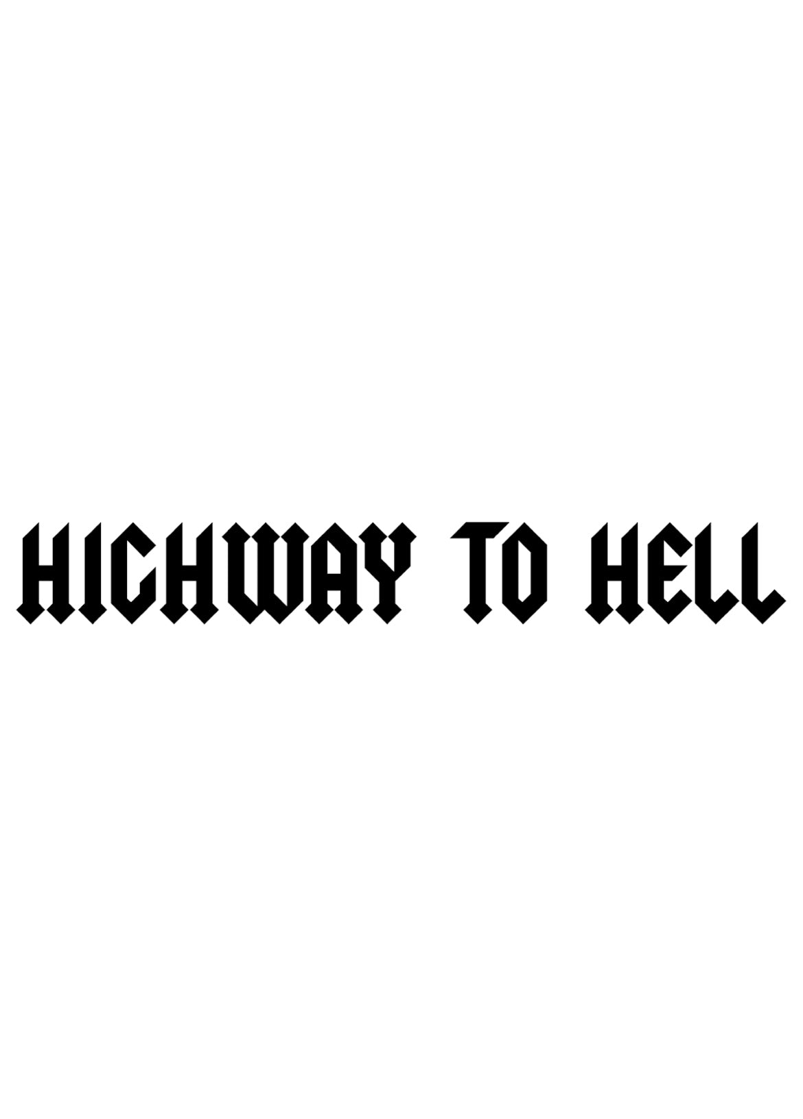 Dekal Outlet Highway to hell