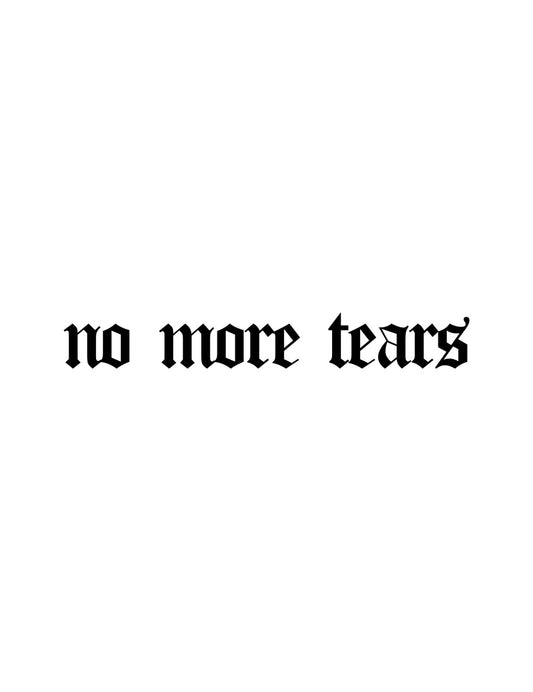 Dekal No more tears