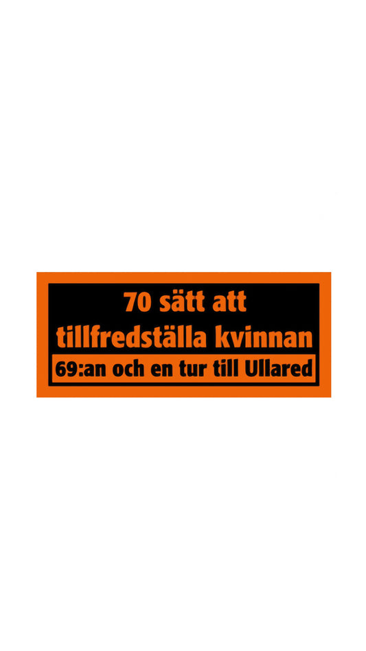 Dekal 70 sätt att tillfredställa kvinnan