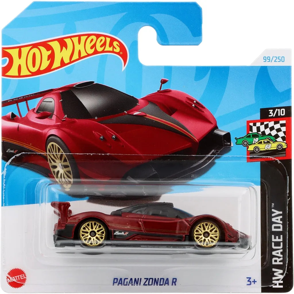 Hot Wheels Pagani Zonda R - Röd - HW Race Day