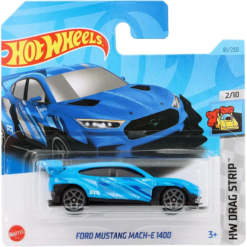 Hot Wheels Ford Mustang Mach-E 1400 - HW Drag Strip - Blå