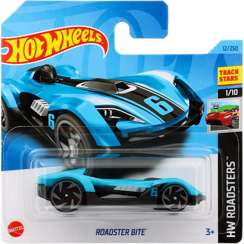 Hot Wheels Roadster Bite - HW Roadsters - Blå