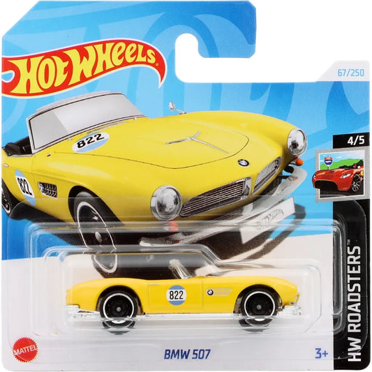 Hot Wheels BMW 507 - Gul - HW Roadsters