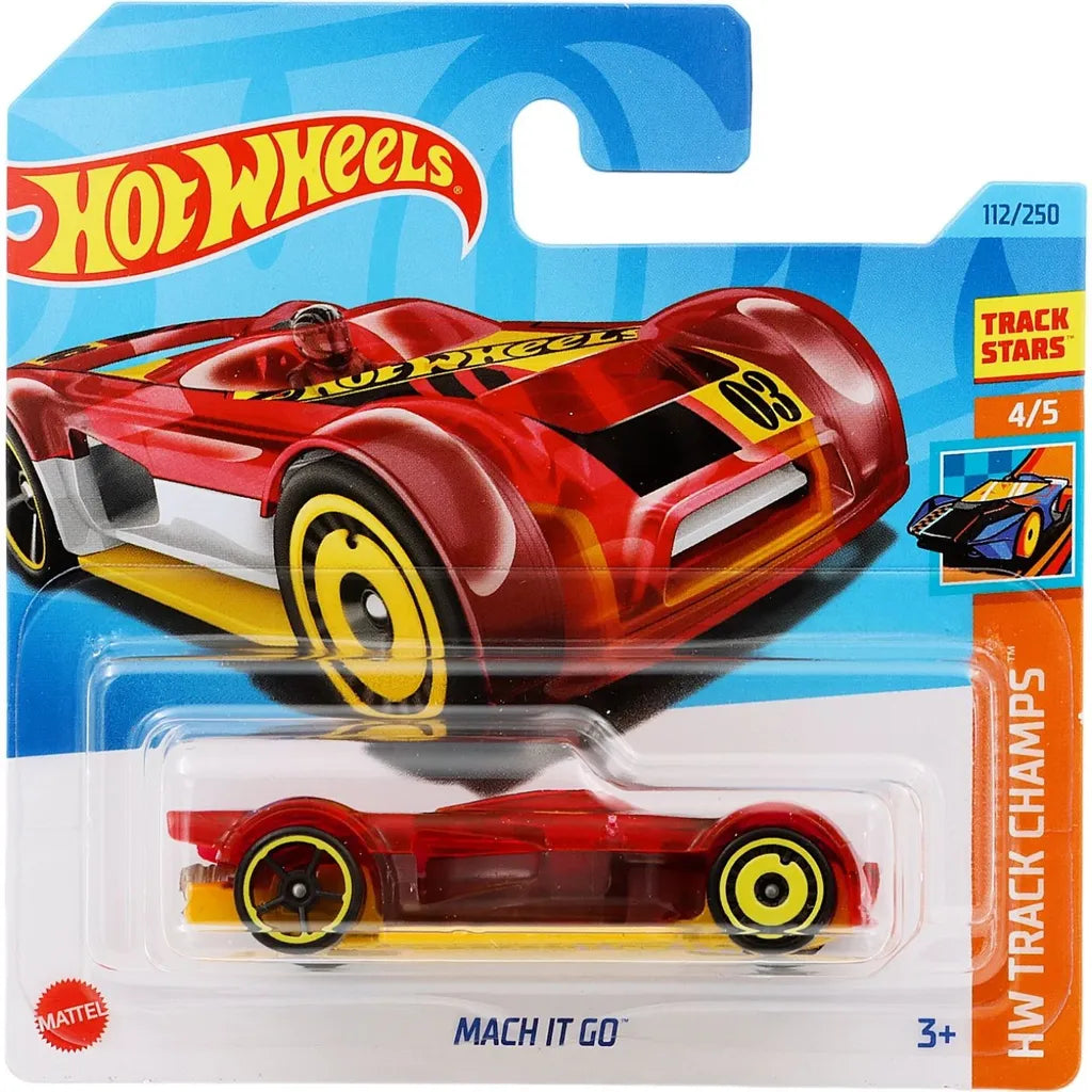 Hot Wheels Mach It Go - HW Track Champs - Röd