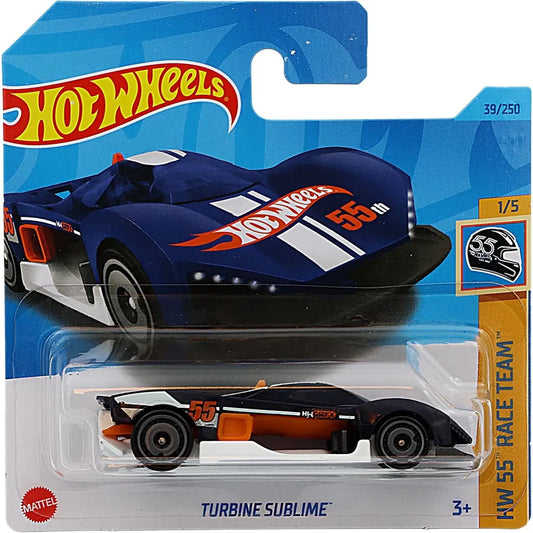 Hot Wheels Turbine Sublime - HW 55 Race Team - Blå