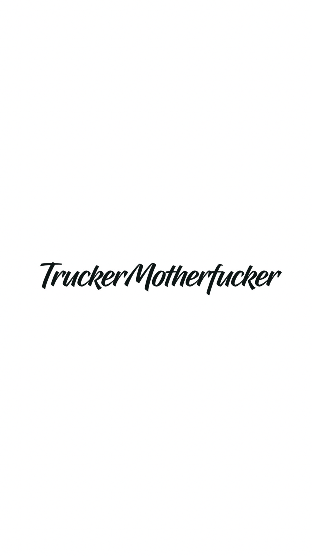 Dekal TruckerMotherfucker