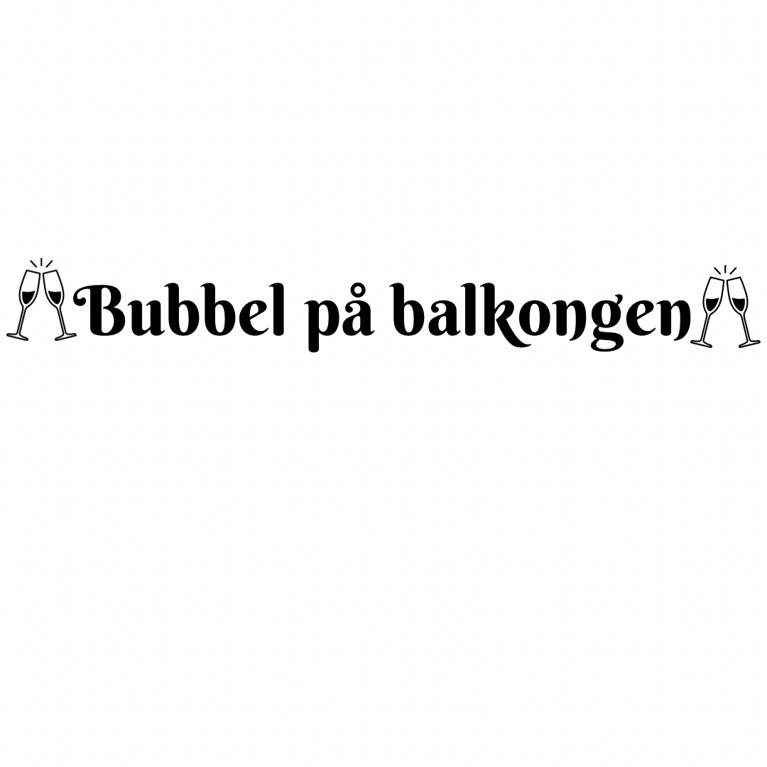 Dekal Bubbel på balkongen