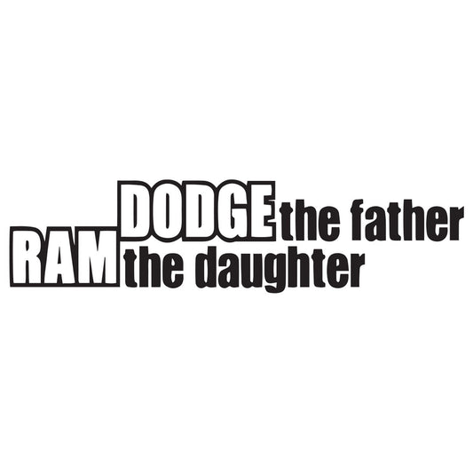 Dekal DODGE the father, RAM the daughter