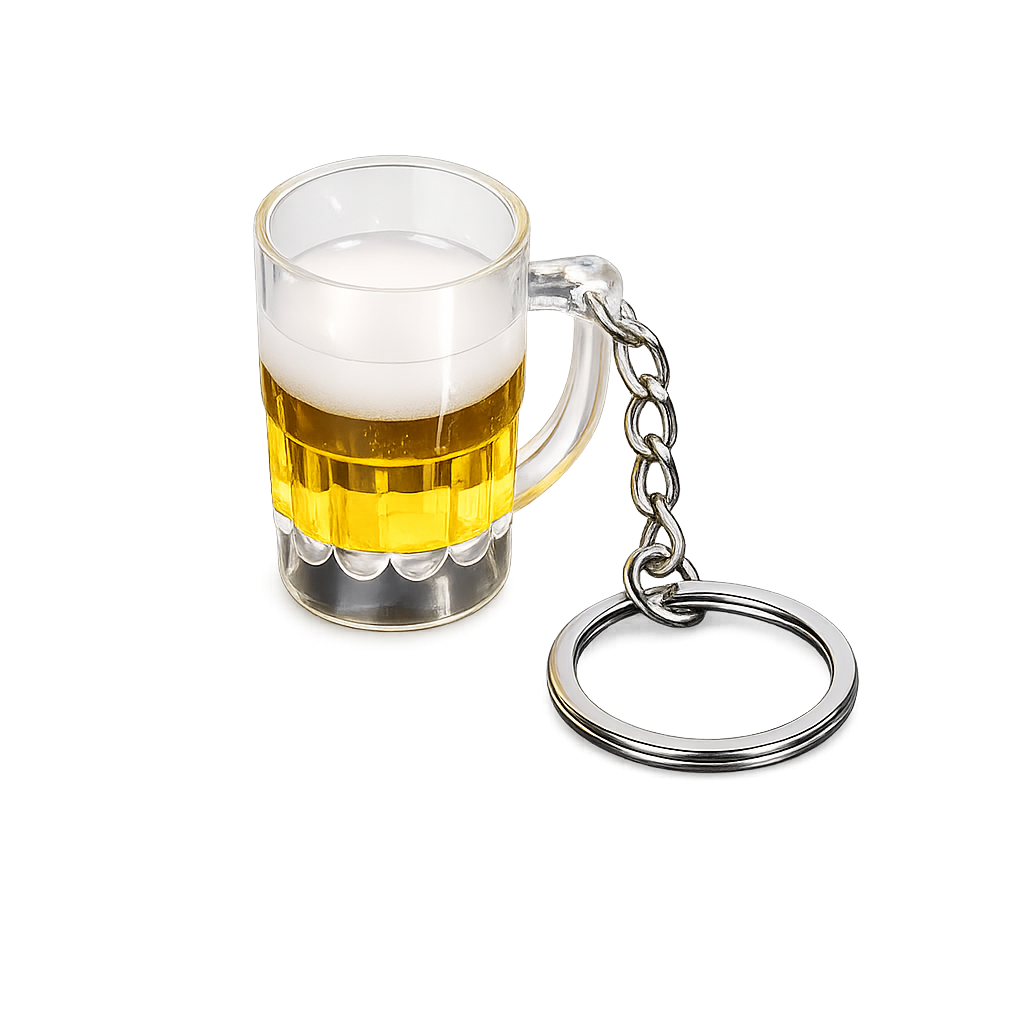 Ölglas Nyckelring