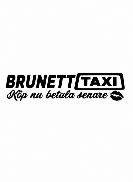 Dekal Brunett Taxi
