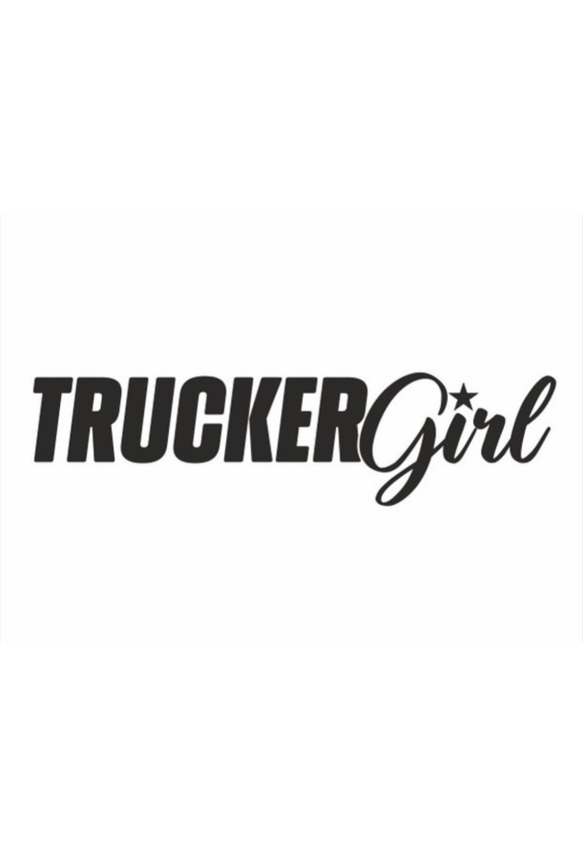 Dekal Trucker girl