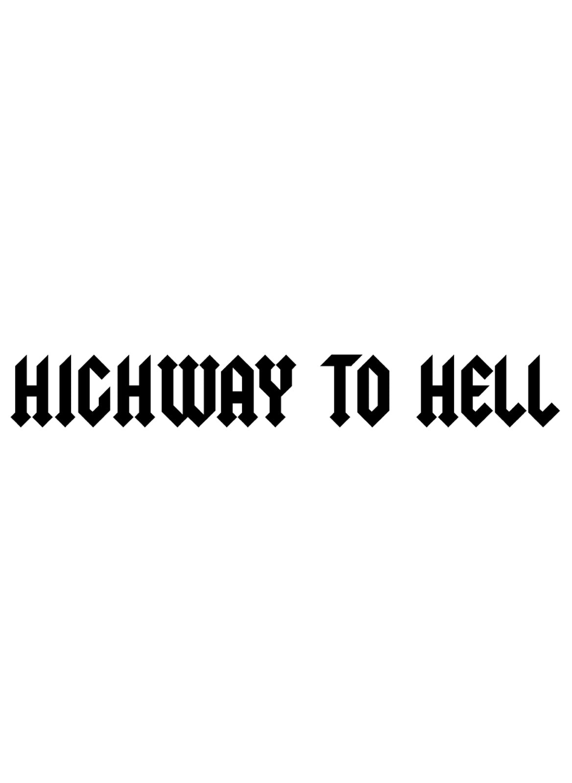 Dekal Highway to hell